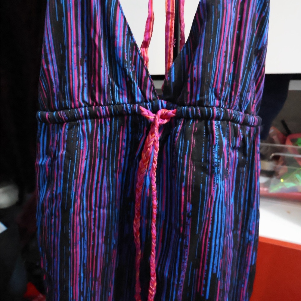 BILLABONG | Vibrant Striped Halter Dress - Picture 1 of 2